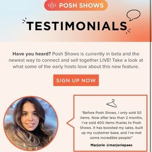 Featured in poshmarkcanada ❤️-I am happy and proud to be part of this community
